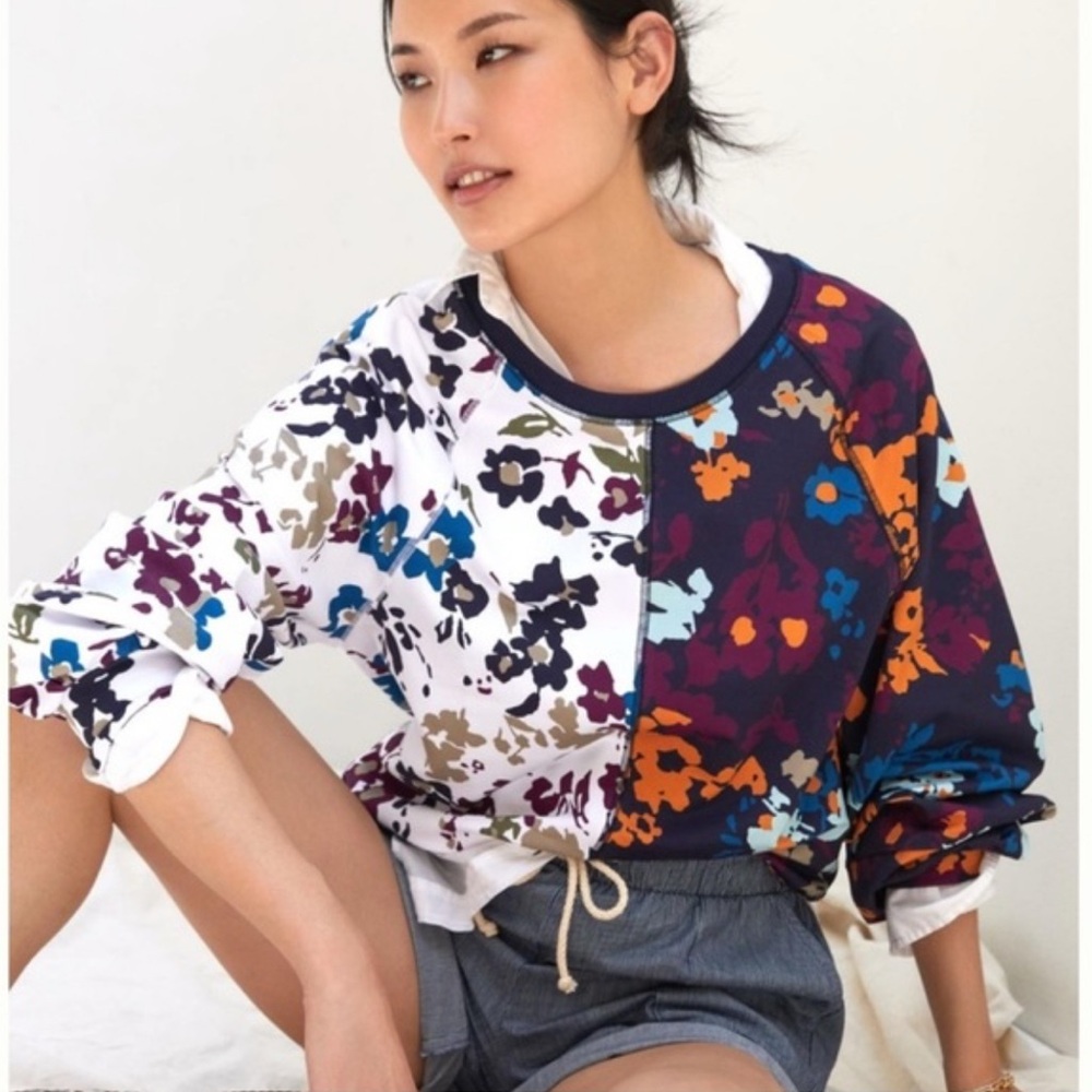 Anthropologie Maeve Multicolor Floral Tank Sz S